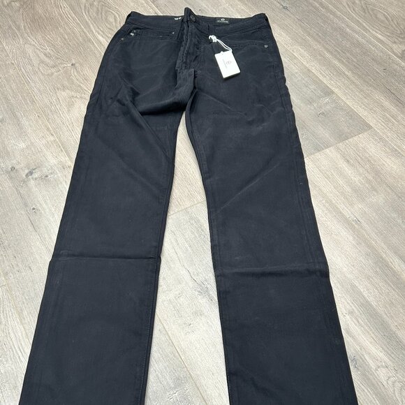 Adriano Goldschmied The Graduate Black Sueded Stretch Sateen Tailored Leg 28x34 - Picture 3 of 12